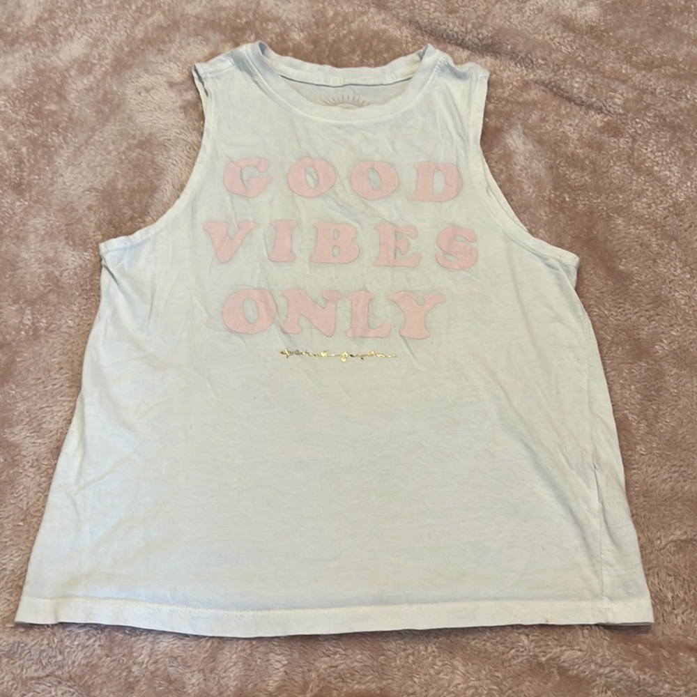 Spiritual Gangster Good Vibes Only muscle tank